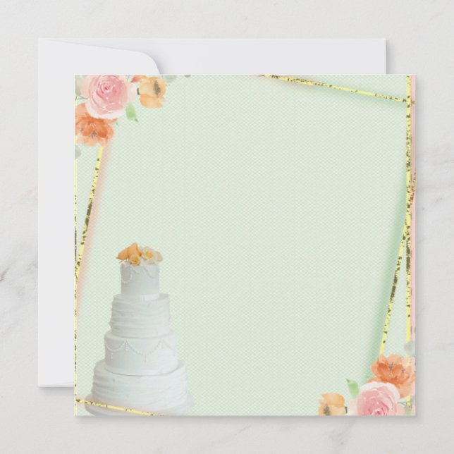 Tarjeta de agradecimiento de boda (Reverso)