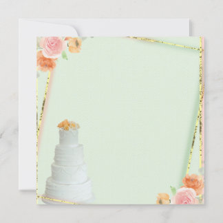Tarjeta de agradecimiento de boda