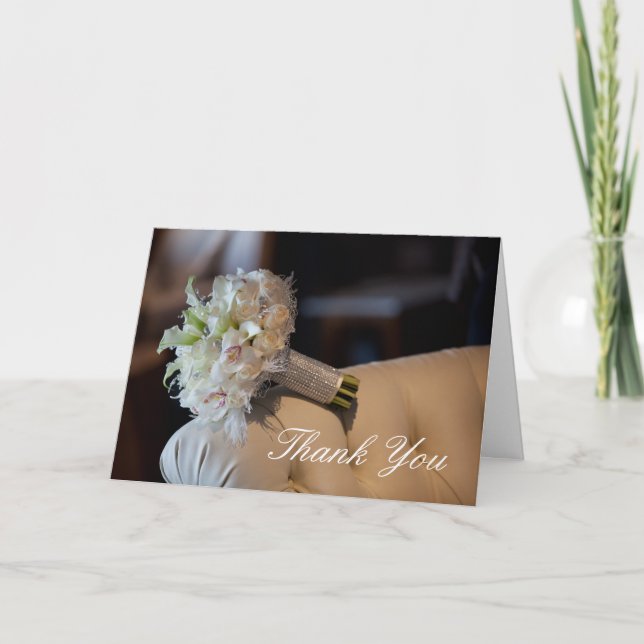 Tarjeta de agradecimiento de boda (Anverso)
