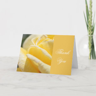 tarjeta de agradecimiento de boda de flor de rosa 