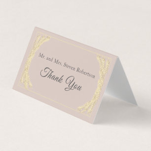 Tarjeta de agradecimiento de Boda de Invierno Cató