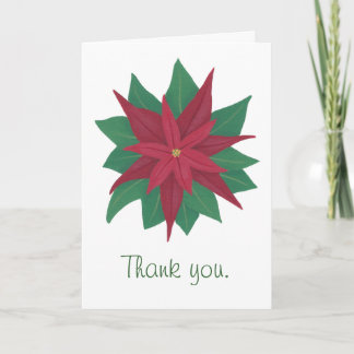 Tarjeta de agradecimiento de boda de Navidad de fl
