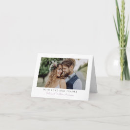 Tarjeta de agradecimiento de boda Dulce Simplicida