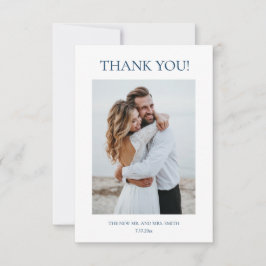 Tarjeta de agradecimiento de boda Flores de Arte F
