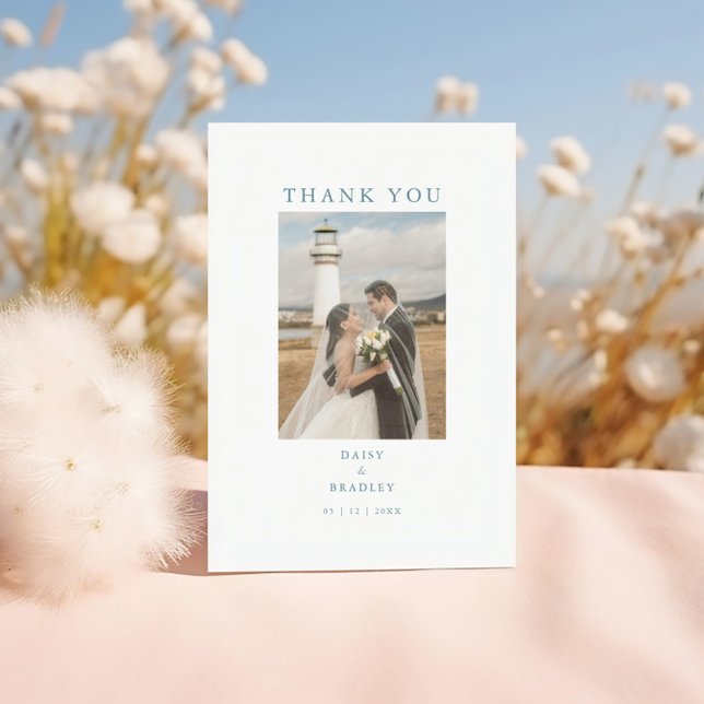Tarjeta de agradecimiento de Boda fotográfico míni (Subido por el creador)