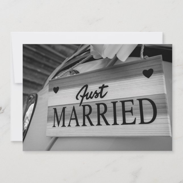 Tarjeta de agradecimiento de boda manuscrita Kitsc (Anverso)