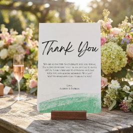 Tarjeta de agradecimiento de boda Minimalista Dood