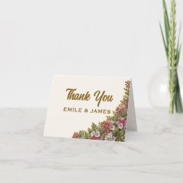 Tarjeta de agradecimiento de boda Pennsylvania Mou