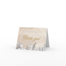 Tarjeta de agradecimiento de boda rosa pastel