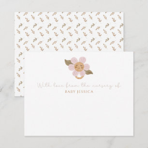 Tarjeta de agradecimiento de Boho Baby Shower - li