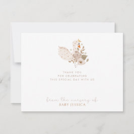 Tarjeta de agradecimiento de Boho Baby Shower - Sw