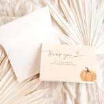 Tarjeta de agradecimiento de Boho Fall<br><div class="desc">Estas Tarjetas de agradecimiento presentan un diseño minimalista con calabaza acuática pintada a mano y es una hermosa manera de enviar a sus invitados un agradecimiento especial. El texto y los colores de fondo son totalmente editables —> haga clic en el botón "Editar usando la herramienta de diseño" para editarlo!...</div>