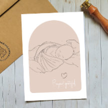 Tarjeta de agradecimiento de Boho por el trabajo m