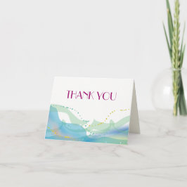 Tarjeta de agradecimiento de BRIDE & GROOM Boda