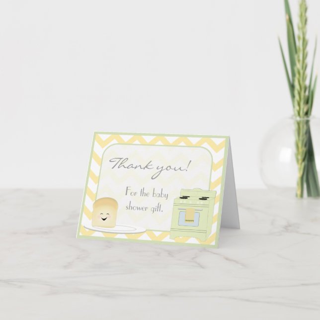 Tarjeta de agradecimiento de Bun in the Oven GN (Anverso)
