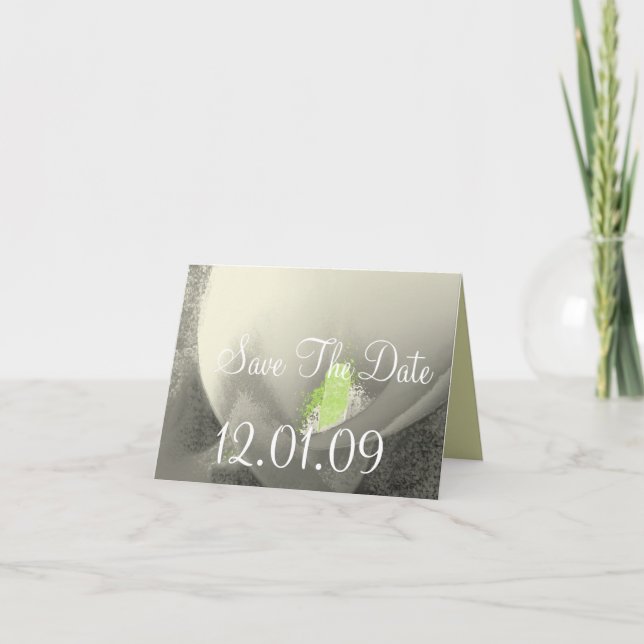 Tarjeta de agradecimiento de Calla Lily Flower (Anverso)