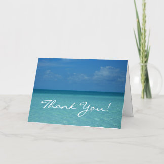 Tarjeta de agradecimiento de Caribbean Horizon