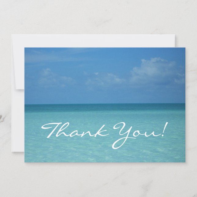 Tarjeta de agradecimiento de Caribbean Horizon (Anverso)