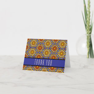 Tarjeta de agradecimiento de Celestial Sun Mandala