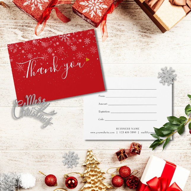 Tarjeta de agradecimiento de certificado de regalo (Subido por el creador)