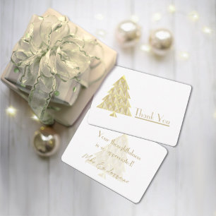 Tarjeta de agradecimiento de Champaign Joyoux Noel
