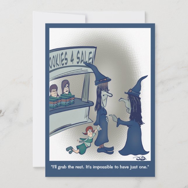 Tarjeta de agradecimiento de chica Scout (Anverso)