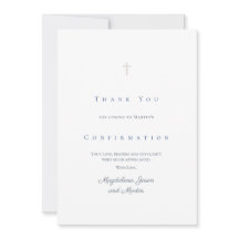 Tarjeta de agradecimiento de confirmación