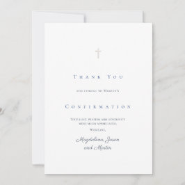 Tarjeta de agradecimiento de confirmación