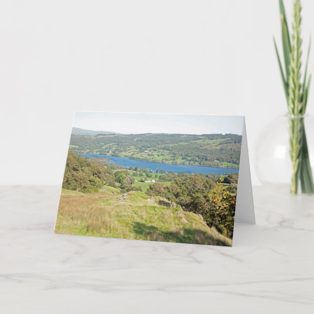 Tarjeta de agradecimiento de Coniston Water (Anverso)
