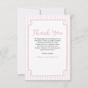 Tarjeta de agradecimiento de copa de Martini con r