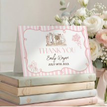 Tarjeta de agradecimiento de cuento