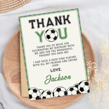 Tarjeta de agradecimiento de cumpleaños con balón 