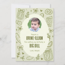 Tarjeta de agradecimiento de cumpleaños con foto d