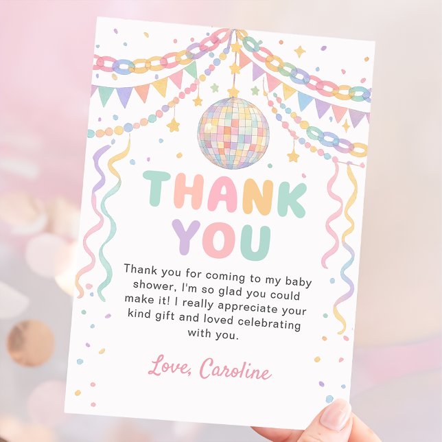 Tarjeta de agradecimiento de cumpleaños con guirna (Subido por el creador)