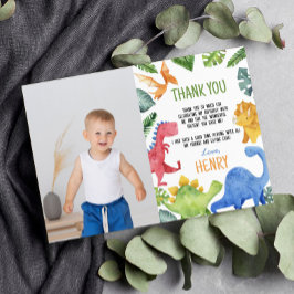 Tarjeta de agradecimiento de cumpleaños con lindos