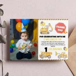 Tarjeta de agradecimiento de cumpleaños con tema d
