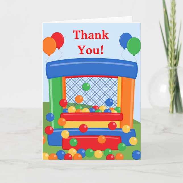 Tarjeta de agradecimiento de cumpleaños de casa de (Anverso)