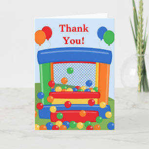 Tarjeta de agradecimiento de cumpleaños de casa de
