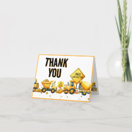 Tarjeta de agradecimiento de cumpleaños de constru