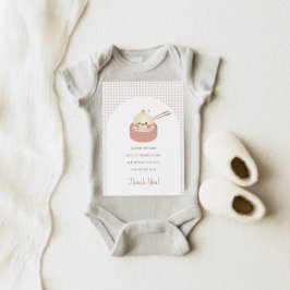 Tarjeta de agradecimiento de cumpleaños de Dumplin