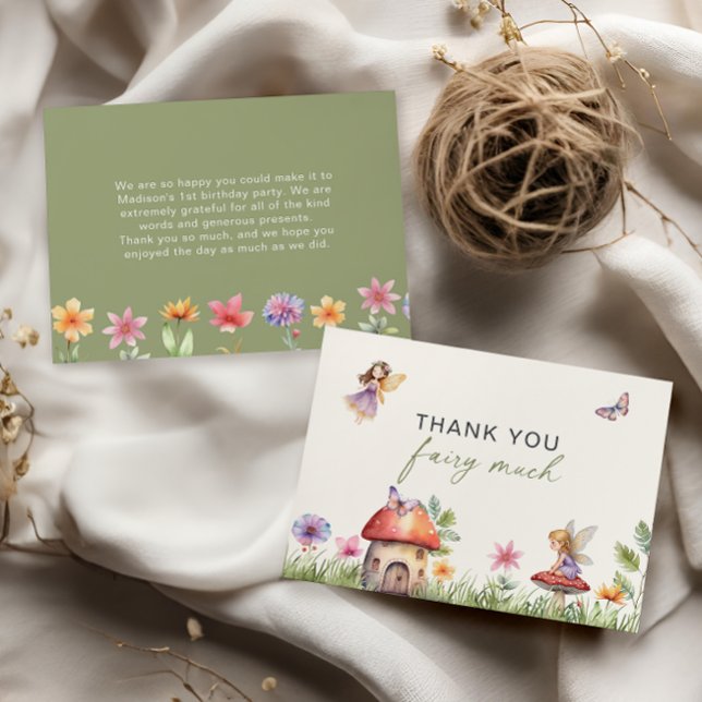 Tarjeta de agradecimiento de cumpleaños de hada pr (Subido por el creador)