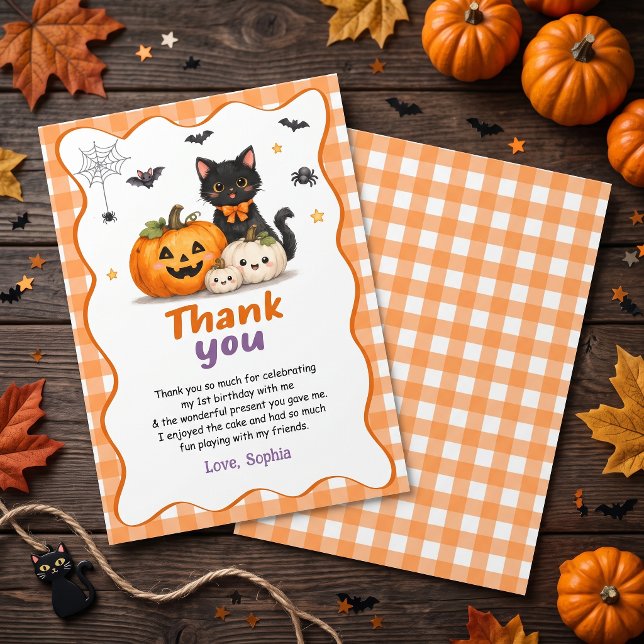 Tarjeta de agradecimiento de cumpleaños de Hallowe (Subido por el creador)