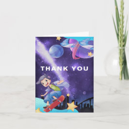 Tarjeta de agradecimiento de cumpleaños de juegos 