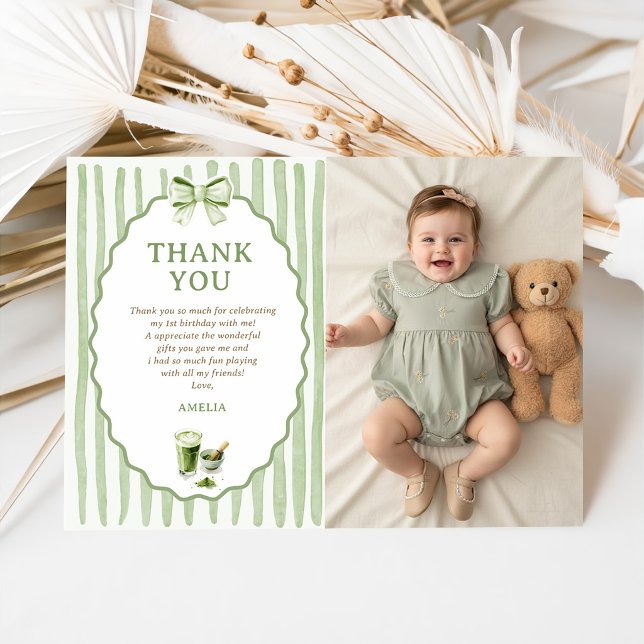 Tarjeta de agradecimiento de cumpleaños de Matcha  (Subido por el creador)