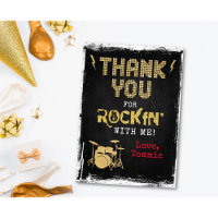 Tarjeta de agradecimiento de cumpleaños de One Roc