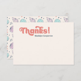 Tarjeta de agradecimiento de cumpleaños de Sea She