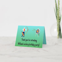 Tarjeta de agradecimiento de cumpleaños de tiro co