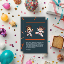 Tarjeta de agradecimiento de cumpleaños del campeó