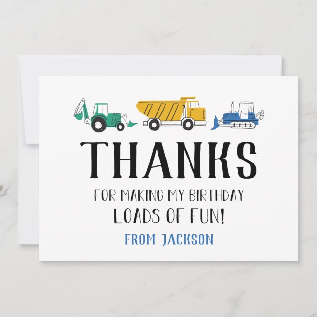 Tarjeta de agradecimiento de cumpleaños del sitio  (Anverso)