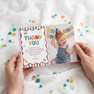 Tarjeta de agradecimiento de cumpleaños divertida